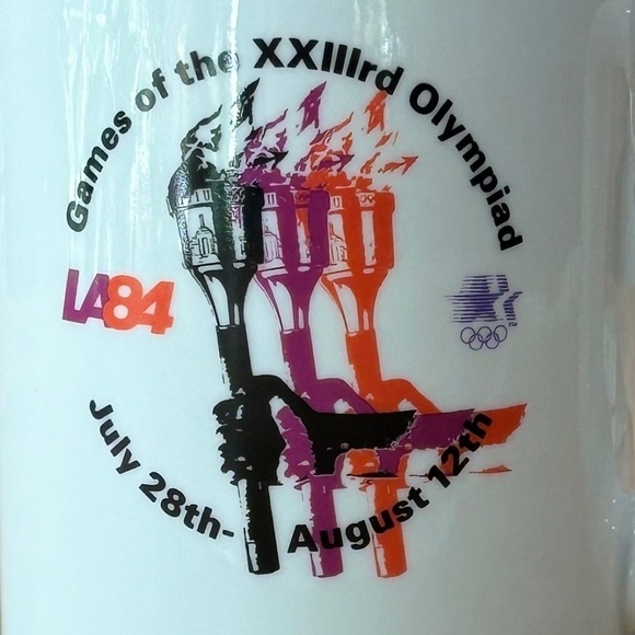 Vintage Torch 1983/1984 LA Olympic Star In Motion Mug - Picture 2 of 7